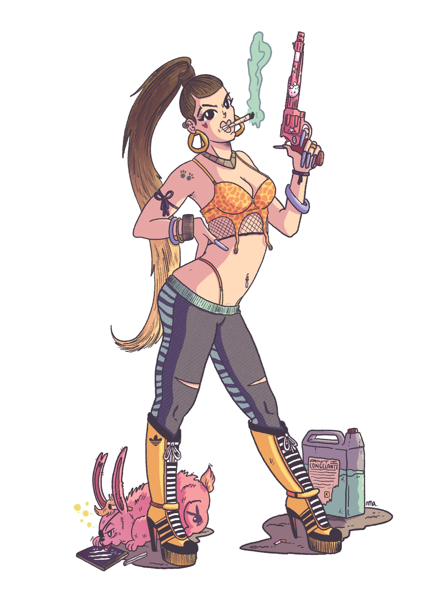 Ilustración Melanka & Hugh