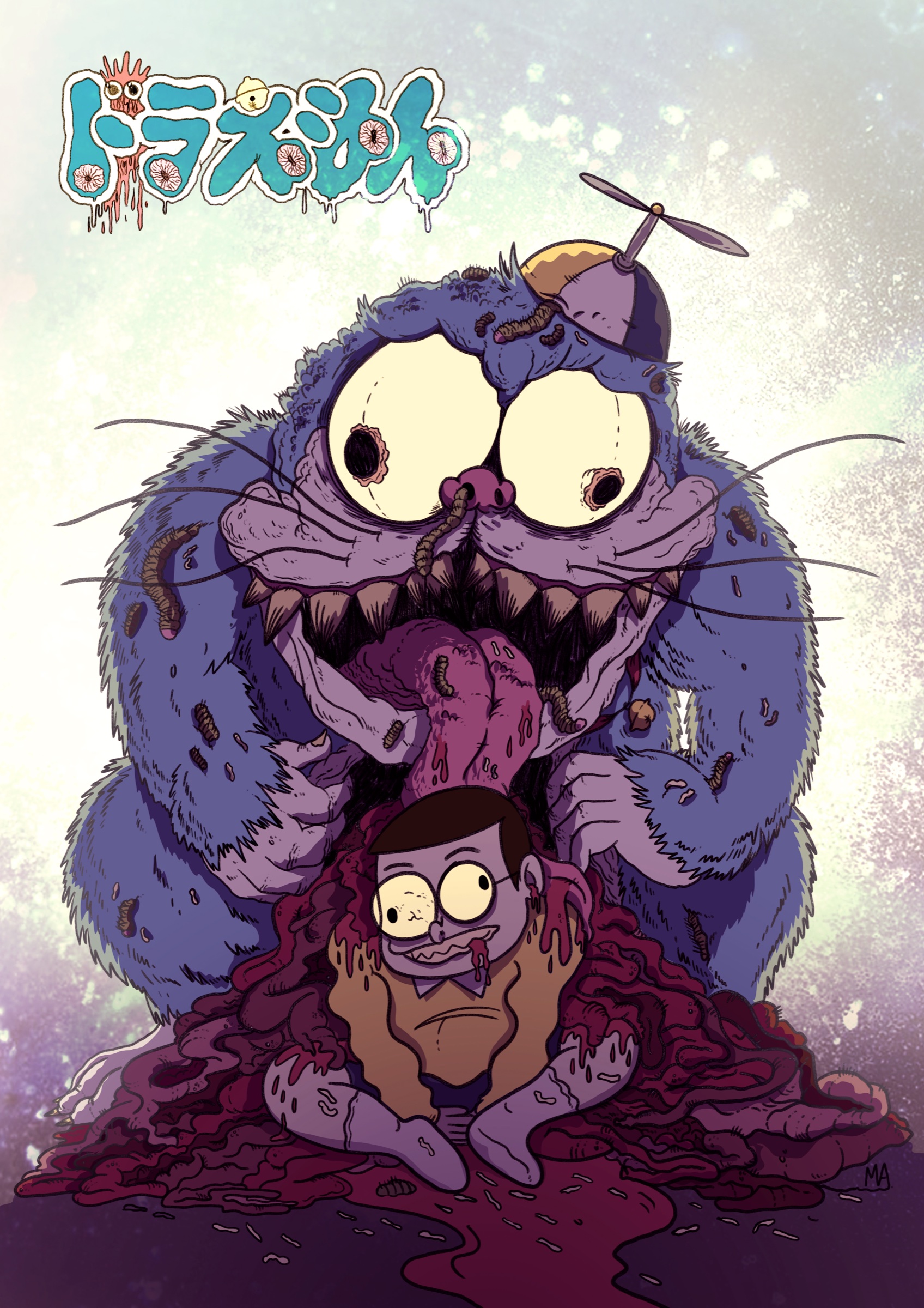 Ilustración Doraemon
