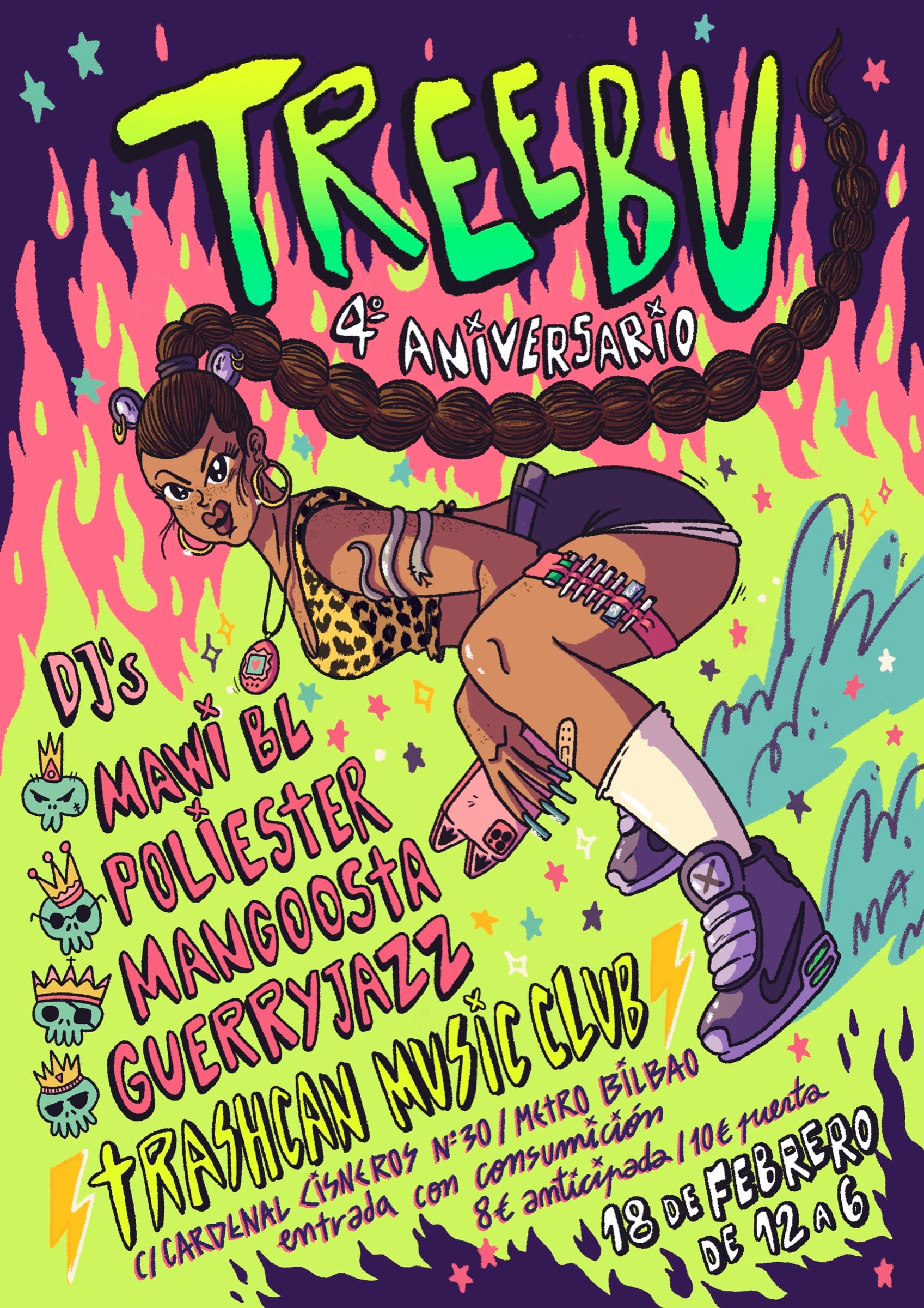 Cartel TREEBU Aniversario