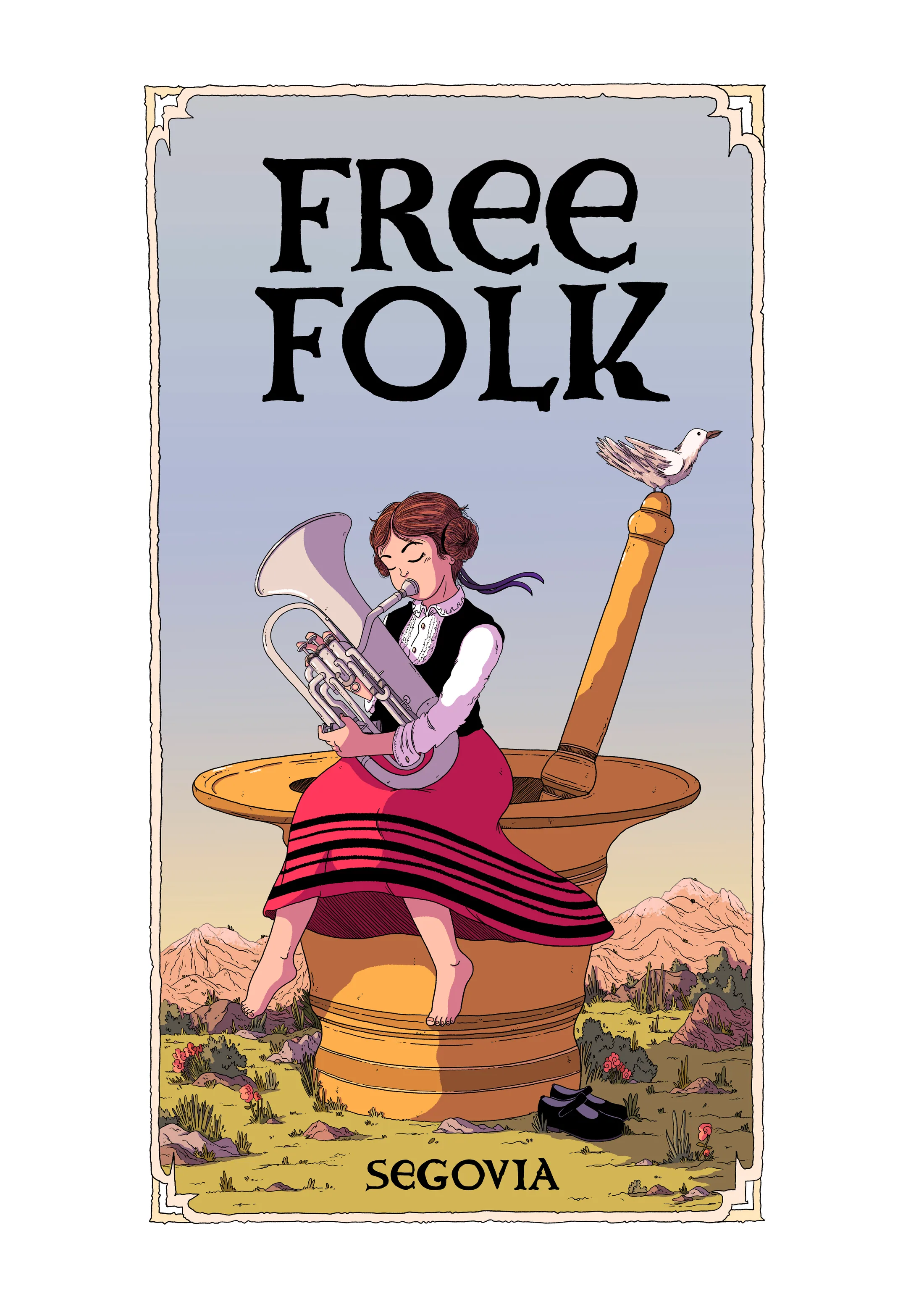 Ilustración musical de Free Folk